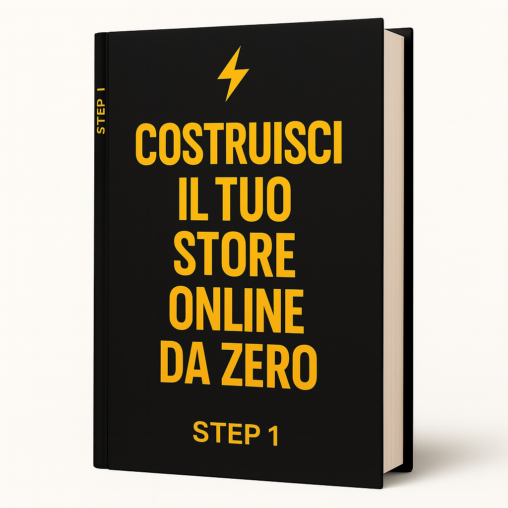 ◽Step 1 – Costruisci il tuo Store Online da Zero