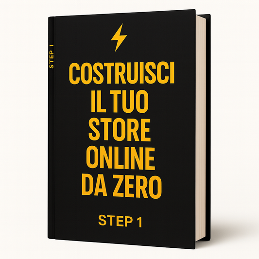 ◽Step 1 – Costruisci il tuo Store Online da Zero